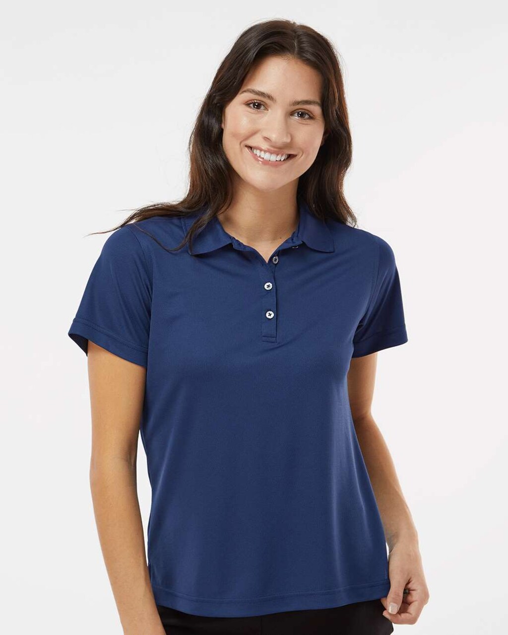 Paragon® Women's Saratoga Performance Short Sleeve Mini Mesh Polo